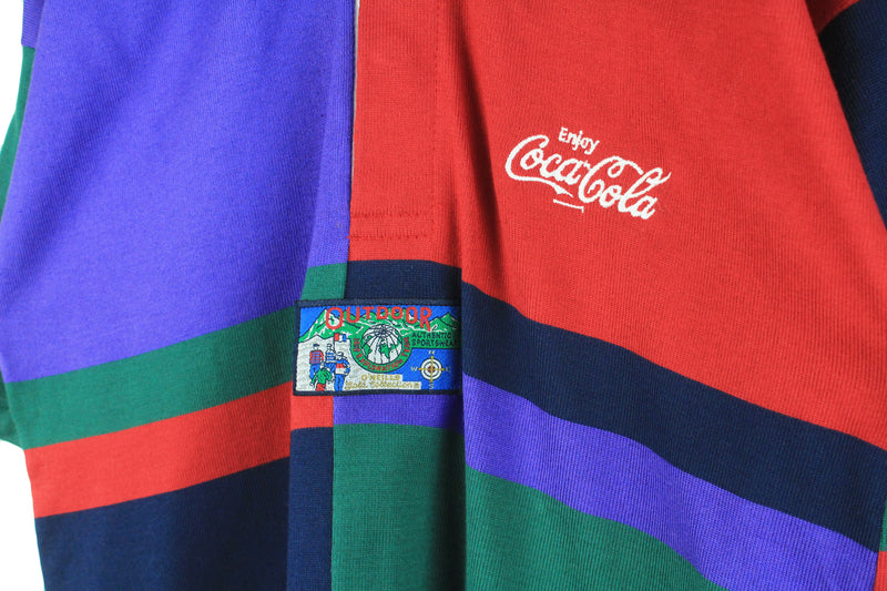 Vintage Coca-Cola O'Neills Polo T-Shirt Large