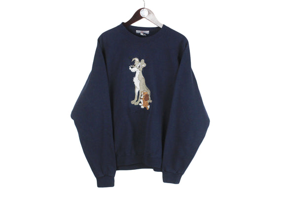 Vintage Lady And The Tramp Emmanuel Schvili Sweatshirt Large