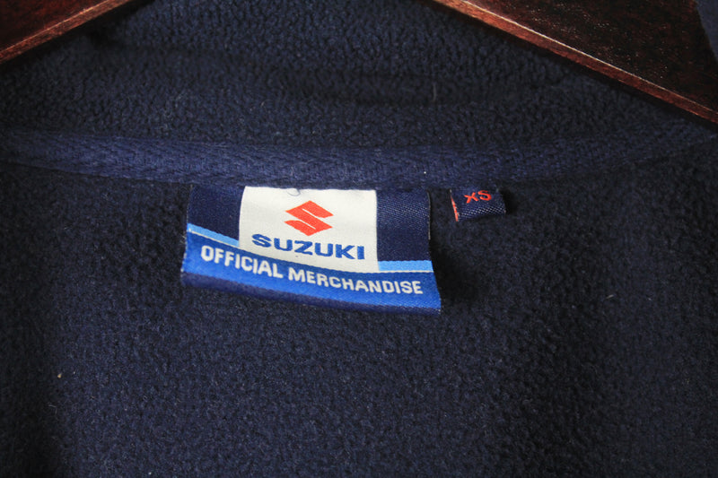 Vintage Suzuki Fleece Full Zip Small