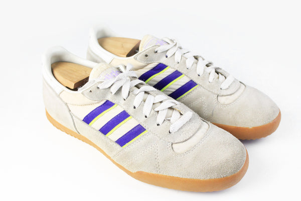 Vintage Adidas Sneakers indoor shoes trainers 90s retro sport style casual wear white tennis 