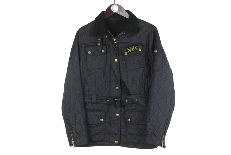Vintage Barbour International Quilted Jacket Women's UK 12