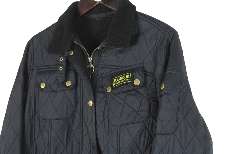Vintage Barbour International Quilted Jacket Women's UK 12