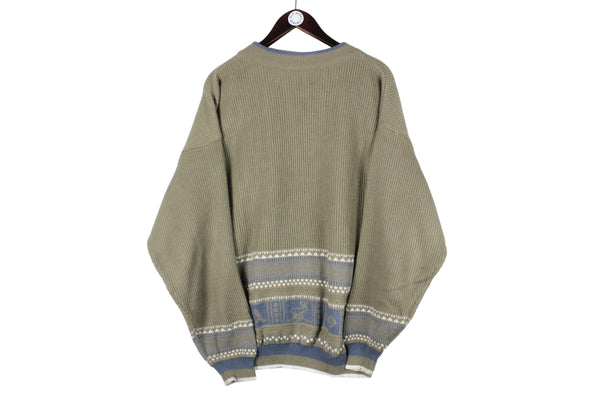 Vintage Oak Tree Sweater Large