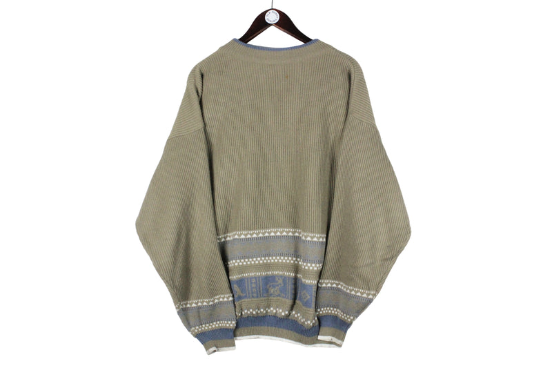 Vintage Oak Tree Sweater Large