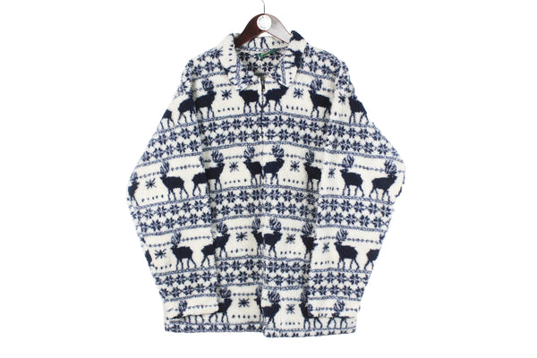 Vintage Fleece Full Zip Women's XLarge