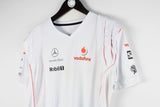 Vintage Vodafone Mercedes McLaren Jersey T-Shirt Medium