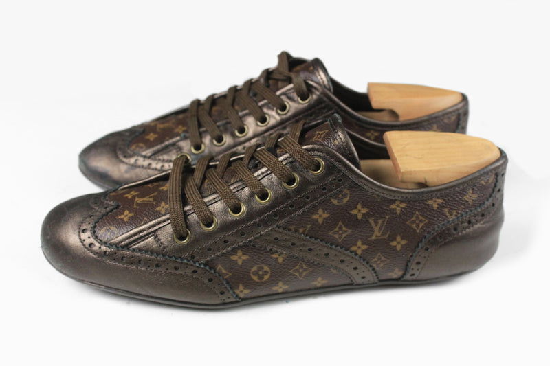 Shop Louis Vuitton MONOGRAM Women's Brown Sneakers