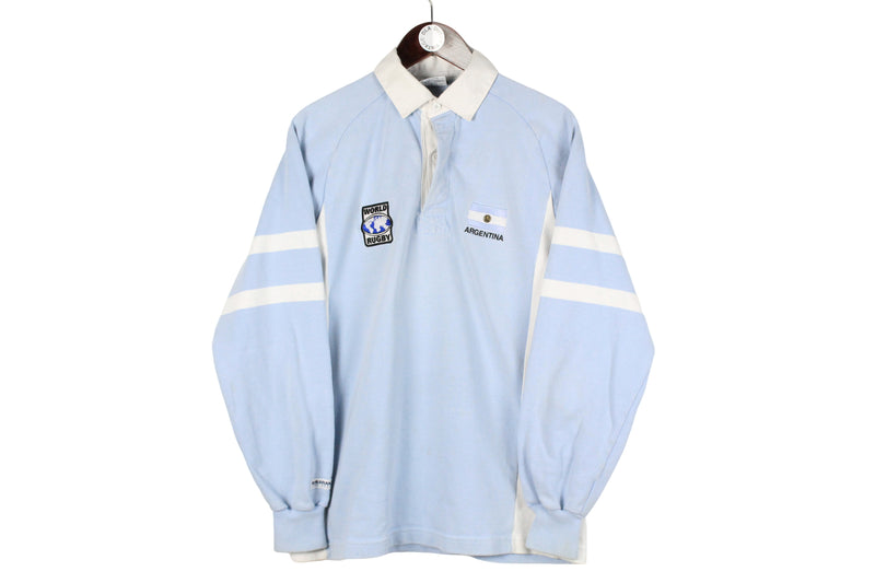Vintage Argentina Barbarian Rugby Shirt Large