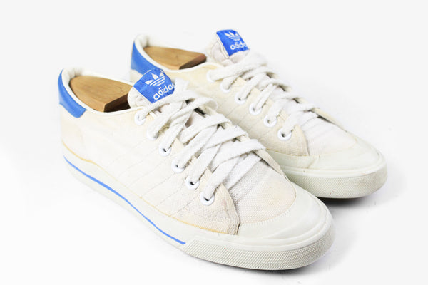 Vintage Adidas Sneakers Women's US 6.5 Adria Canvas shoes  90s retro style trainers classic sport athletic shoes authentic streetwear casual