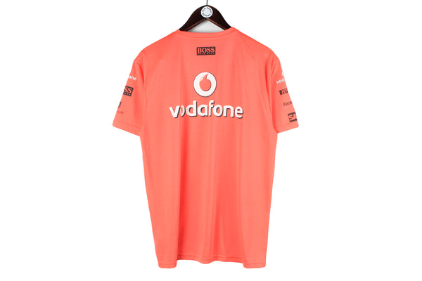 Vintage Vodafone Mercedes McLaren Jersey T-Shirt Large