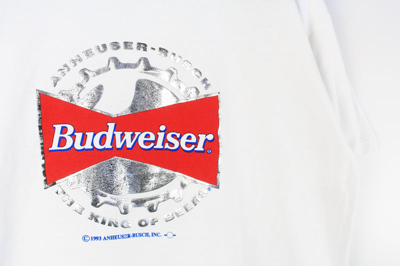Vintage Budweiser Lee T-Shirt XLarge