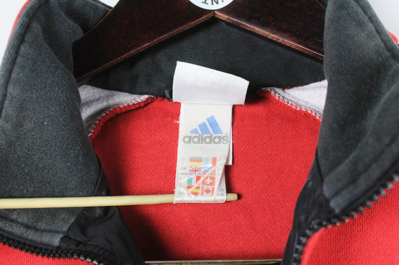 Vintage Adidas Sweatshirt Half Zip Medium