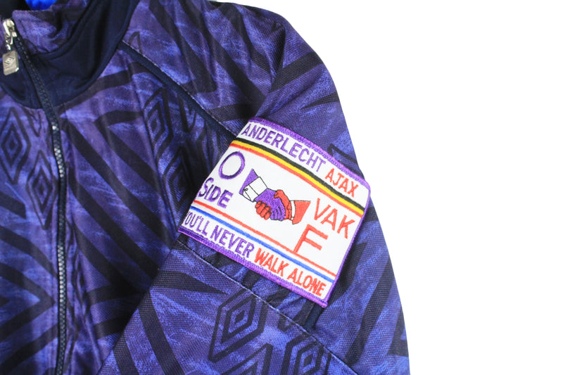 Vintage Umbro Anderlecht x Ajax Track Jacket Large