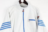 Vintage Fila White Line Track Jacket XLarge