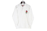 Vintage England Team Cotton Traders Rugby Shirt Small