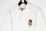 Vintage England Team Cotton Traders Rugby Shirt Small