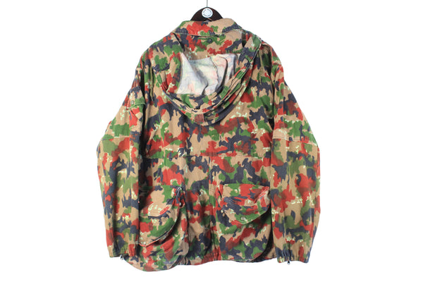 Vintage M70 Alpenflage Swiss Military Camo Jacket XLarge