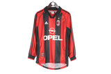 Vintage AC Milan Adidas 1998/99 Long Sleeve Jersey T-Shirt Small