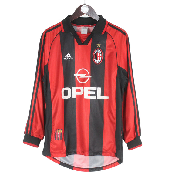 Vintage AC Milan Adidas 1998/99 Long Sleeve Jersey T-Shirt Small