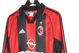 Vintage AC Milan Adidas 1998/99 Long Sleeve Jersey T-Shirt Small