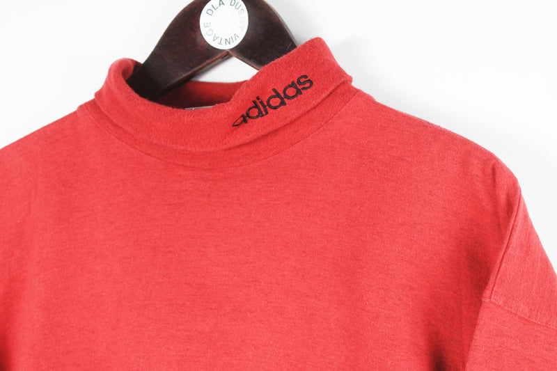 Vintage Adidas Turtleneck Sweatshirt Small