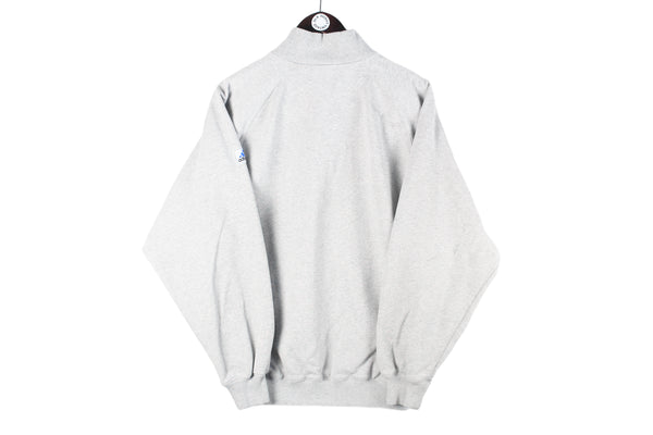 Vintage Adidas Sweatshirt 1/4 Zip Medium