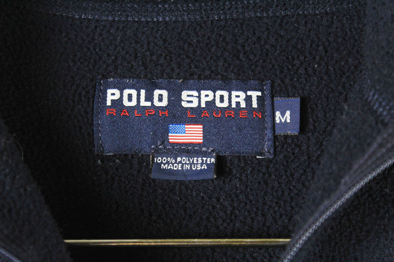 Vintage Polo Sport by Ralph Lauren Fleece 1/4 Zip Women's Small Oversized