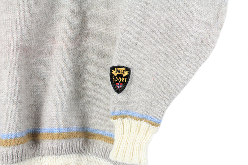 Vintage Dale of Norway Sweater 1/4 Zip Small