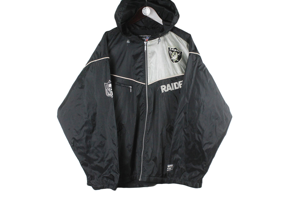 激レア Campri Raiders NFL ジャケット Vintage Los Angeles Raiders Campri Line Jacket XLarge – dla dushy