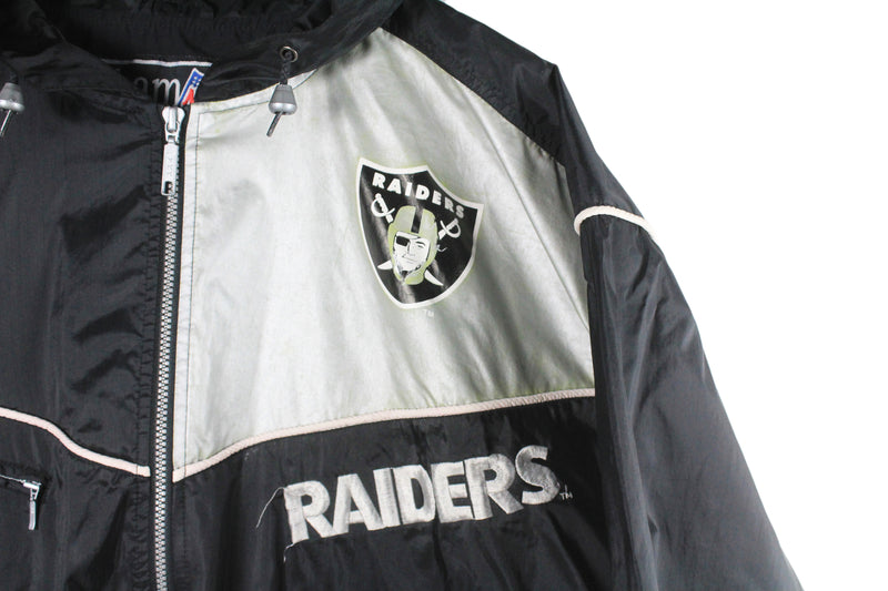 Vintage Los Angeles Raiders Campri Line Jacket XLarge