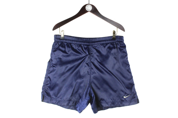 Vintage Nike Shorts Medium / Large navy blue 90s retro authentic sport running