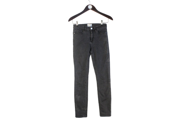 Acne Studios Jeans Women's 25/32 Skin 5 Used Black authentic streetwear minimalistic denim pants