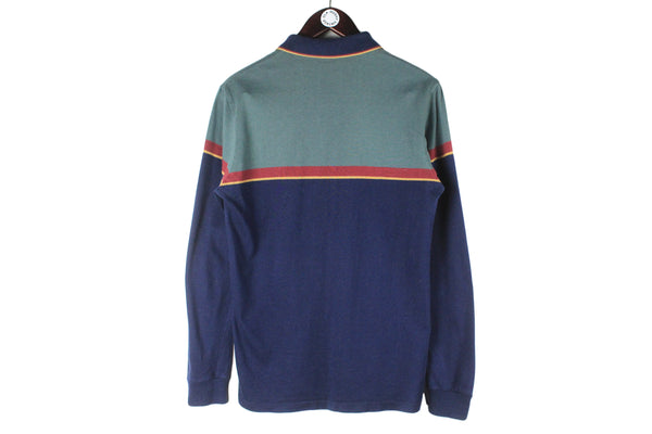 Vintage Adidas Long Sleeve Polo T-Shirt Medium