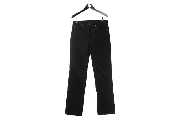 Vintage Levi's 527 Corduroy Pants W 32 L 32 black 90s retro style USA work  wear trousers 