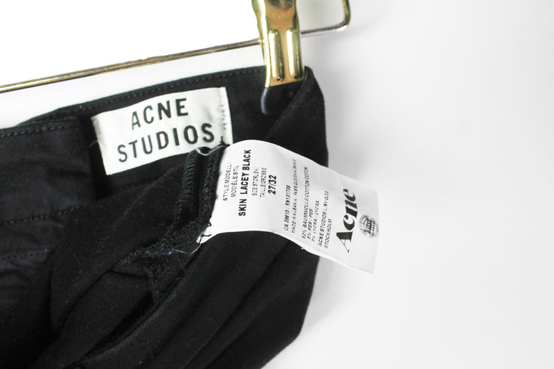 Acne Studios Skin Lacey Black Jeans Women's 27/32