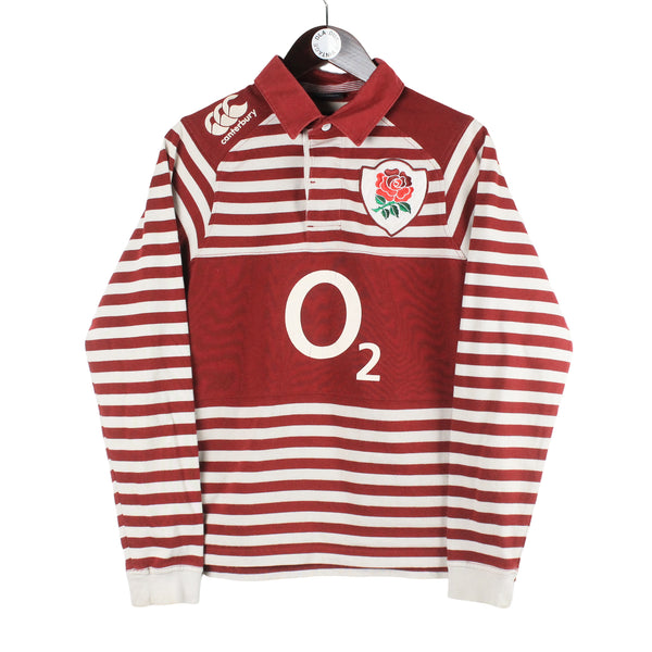 Maillot de rugby vintage Angleterre Canterbury O2 taille Large