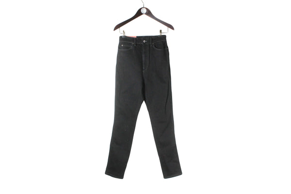 Acne Studios Bla Konst Floragatan 13 W 29 L 32 minimalistic authentic black trousers denim