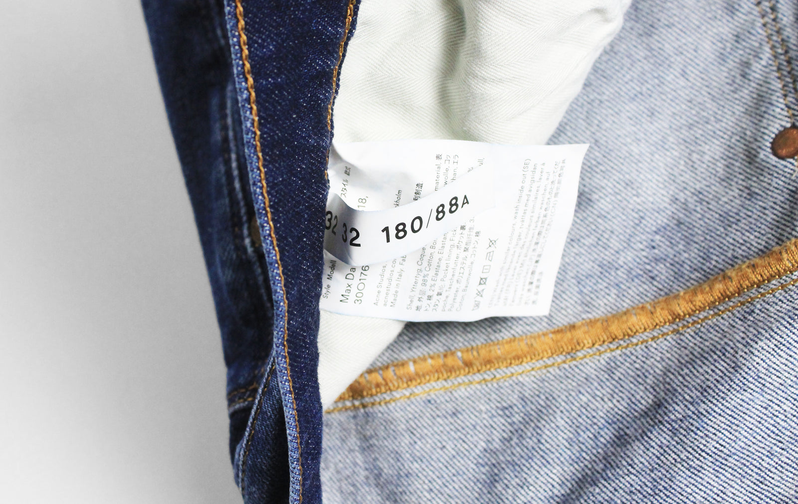 Acne Studios Bla Konst Floragatan 13 Jeans W 32 L 32 – dla dushy