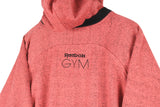 Vintage Reebok GYM Hoodie 1/4 Zip Small Oversized