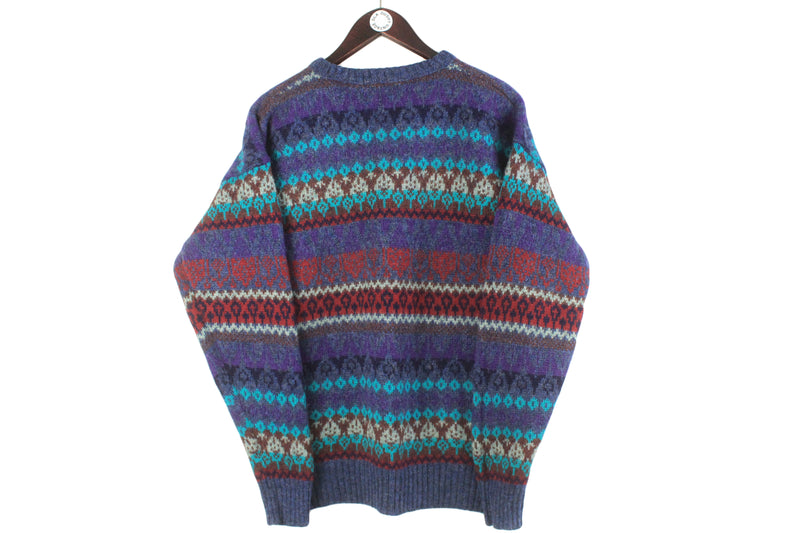 Vintage Scottish Isles Sweater Large