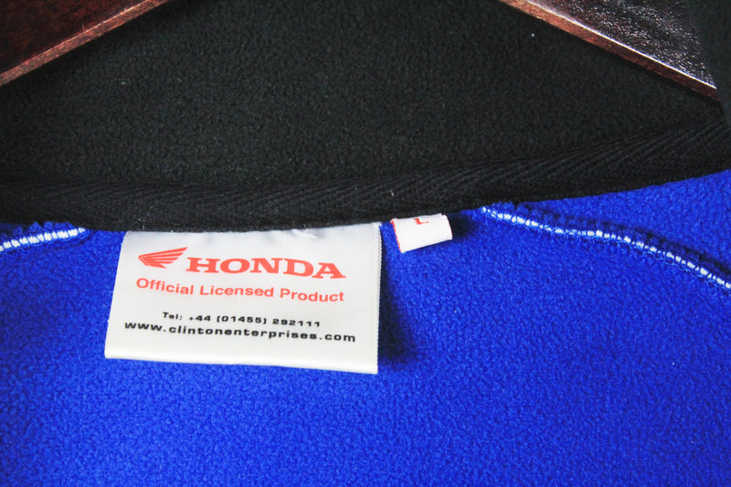 Vintage Honda Fleece Full Zip Large