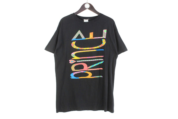Vintage Prince 1988 T-Shirt Large pop music big logo 80s multicolor retro oversized t-shirt