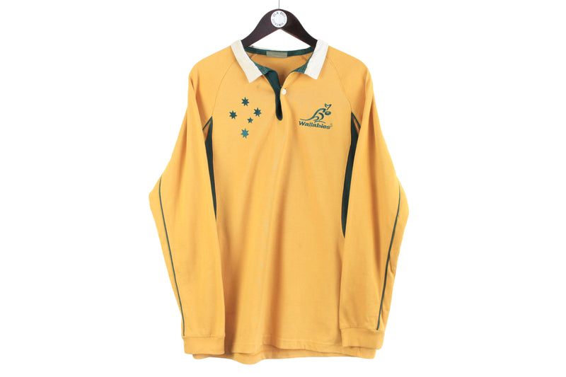 Vintage Wallabies Australia Rugby Shirt Large