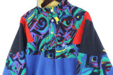 Vintage Fila Fleece Snap Buttons XLarge