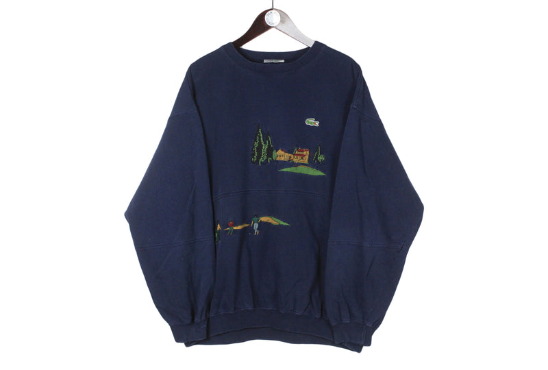 Vintage Lacoste Sweatshirt Large