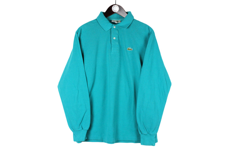 Vintage Lacoste Long Sleeve Polo T-Shirt  Medium