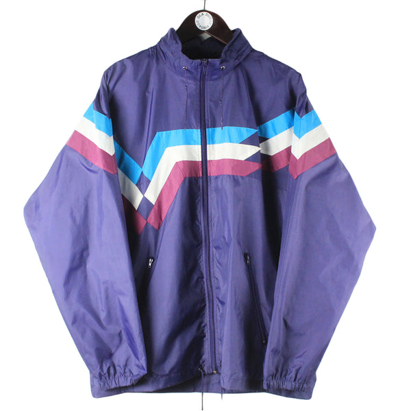 Vintage purple 2024 adidas windbreaker