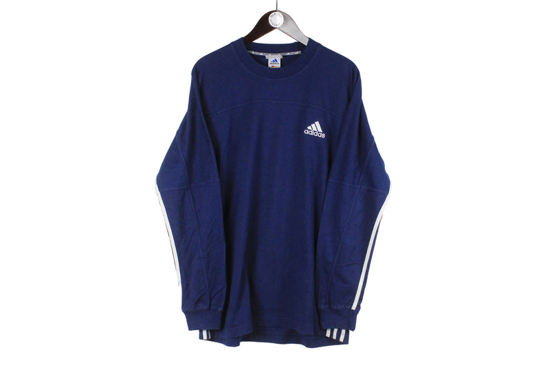 Vintage Adidas Long Sleeve T-Shirt Large