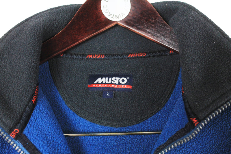 Vintage Musto Fleece 1/4 Zip Small