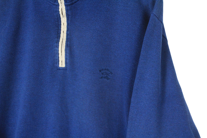 Vintage Paul & Shark Sweater 1/4 Zip Large